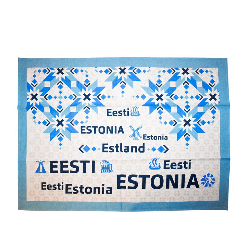 köögirätik Eesti rahvusmuster