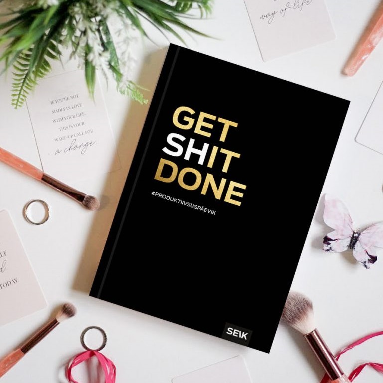 produktiivsuspäevik Get shit done