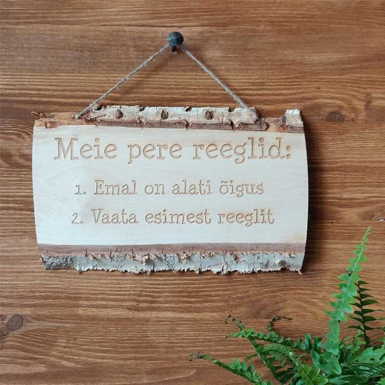 Pere reeglid (puidust silt)