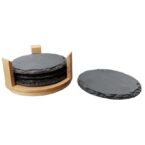 klaasialuste komplekt 4-ne looduskivist