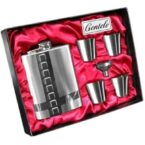 pläsku 240ml kinkekomplekt 4 pitsi lehter Gentelo